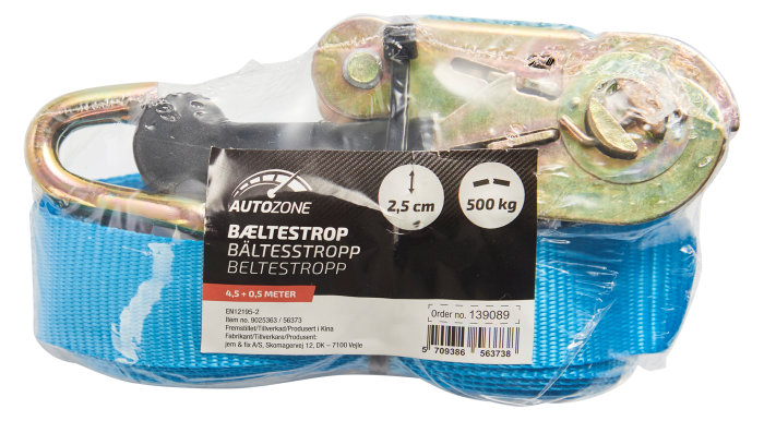 Bæltestrop 25 mm x 5 meter - Autozone